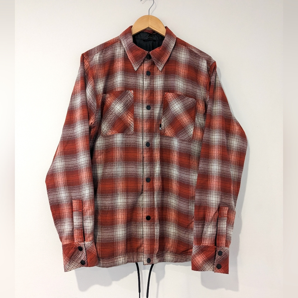 The North Face Fort Point Black/Flannel Reversible Insulated Jacket - Medium
